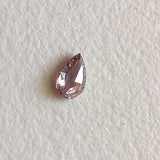 3.1x2mm Pink Champagne Pear Cut Diamond Natural Loose Conflict Free Gemstone
