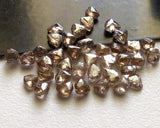 3-3.5 mm Brown Diamond Rough Crystals, 1 CT Natural Light Brown Raw Diamond