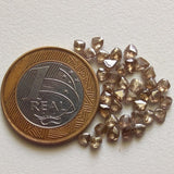 3-3.5 mm Brown Diamond Rough Crystals, 1 CT Natural Light Brown Raw Diamond