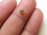 Rare Green Rose Cut Cabochon Loose Conflict Free Diamond for Ring Jewelry -PAD59
