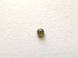 Rare Green Rose Cut Cabochon Loose Conflict Free Diamond for Ring Jewelry -PAD59