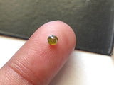 Rare Green Rose Cut Diamond Cabochon Loose Conflict Free Diamond for Ring