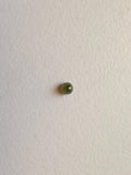 Rare Green Rose Cut Diamond Cabochon Loose Conflict Free Diamond for Ring