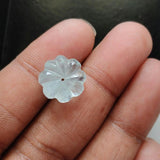 12mm Aquamarine Melon Beads, 1 Pc Huge Carved Melon Beads Natural Aquamarine