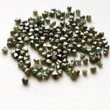 2-2.5mm Green Diamond Crystal, Raw Loose Green Diamond Octahedron Crystal