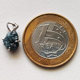 Blue Diamond Pendant Natural Diamond Necklace Charm Conflict Free Fine Jewelry