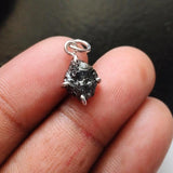 Black Diamond Pendant Natural Diamond Necklace Charm Conflict Free Fine Jewelry