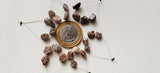 6-9mm Approx, Brown Rough Diamond Briolettes, Natural Diamond Briolette