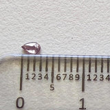 3.1x2mm Pink Champagne Pear Cut Diamond Natural Loose Conflict Free Gemstone