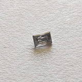 Natural Salt And Pepper Rare 2.9x1.9mm Baguette Cut Diamond, Rectangular
