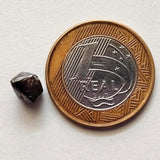 9mm Dark Brown Diamond Crystal, Loose Diamond Octahedron For Jewelry, Huge