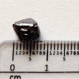 9mm Dark Brown Diamond Crystal, Loose Diamond Octahedron For Jewelry, Huge