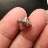 9.5mm Brown Diamond Crystal, Loose Diamond Octahedron For Jewelry, Huge