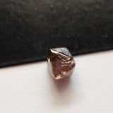 9.5mm Brown Diamond Crystal, Loose Diamond Octahedron For Jewelry, Huge