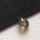 3.3x2mm Yellow Brown Natural Faceted Briolette Bead Drilled Diamond Tear Drop