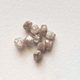 3.5-3.8mm Pink Rough Diamond, Natural Pink Uncut Loose Diamonds for Ring