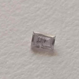 Natural White Baguette Diamond, Rare 2x3mm Rectangle Faceted MELEE Diamond