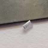 Natural White Baguette Diamond, Rare 2x3mm Rectangle Faceted MELEE Diamond