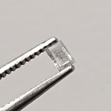 Natural White Baguette Diamond, Rare 2x3mm Rectangle Faceted MELEE Diamond