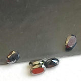Black Diamond Oval Cut, 2x3mm Fancy Oval Shape Diamond Cut Stone For Ring