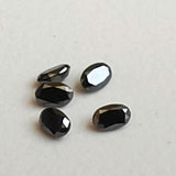 Black Diamond Oval Cut, 2x3mm Fancy Oval Shape Diamond Cut Stone For Ring