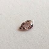 3.2x2mm, 0.06 Cts Rare Sparkling Clear Light Pink Pear Cut Faceted Loose Diamond