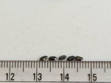 Black Diamond Oval Cut, 2x3mm Fancy Oval Shape Diamond Cut Stone For Ring