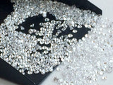 1.5mm Cubic Zirconia, Loose Round Zircon, Faceted Zirconia, Sparkling Clear