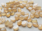 4x6mm Peach Moonstone Plain Oval Cabochon, Oval Plain Calibrated Flat Back Peach Moonstone For Jewelry (10 Pcs To 20 Pcs) - BGPA477Z