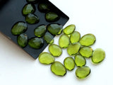 20-22mm Peridot Colored Hydro Quartz Cabochons, Green Hydro, Loose Green Quartz