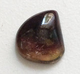 16x17mm Multi Tourmaline Cabochon, Loose Tourmaline Fancy Shape Flat Back