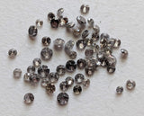 Salt And Pepper Diamond, 1-2mm Solitaire Diamond For Jewelry (5Pc-40 Pc)-APD23