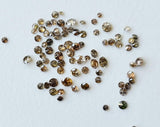 Cognac Diamonds, 1-2mm MELEE DIAMONDS, Solitaire Brown Diamond (5Pc-40Pc)-APD20