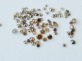 Cognac Diamonds, 1-2mm MELEE DIAMONDS, Solitaire Brown Diamond (5Pc-40Pc)-APD20