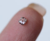 3x2.7mm Pink Diamond, 0.12 Cts Natural Cushion Cut Diamond For Pink Diamond Ring