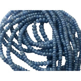 3-5mm Blue Sapphire Beads Plain Rondelle Beads, Blue Sapphire Beads (8IN-16IN)