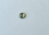 Green Round Polished Diamond Cabochon, Natural Green Plain 1 Pc 3.6mm-PDD591