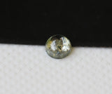 Green Round Polished Diamond Cabochon, Natural Green Plain 1 Pc 3.6mm-PDD591