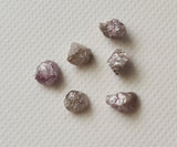 4-5mm Pink Grey Diamond Rough, Natural Pink Uncut Diamond, 2 Pcs-PPKJ107