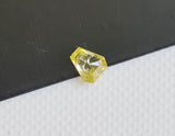 Natural Yellow Shield Diamond For Ring, Loose Diamond Shield Pendant 4.8x4.3mm