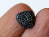 Black Rough Diamond, Black Raw Diamond 10.3x9mm Loose Diamond For Jewelry-PDD596