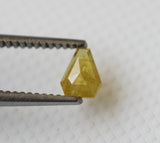 Yellow Shield Diamond, Natural Yellow Loose Diamond Shield For Ring 4.4x3.5mm