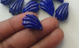 Lapis Lazuli Hand Carved Cabochons 18mm Rare Natural Blue Lapis (2pcs To 4 Pcs)