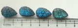 Labradorite Hand Carved Cabochons 18mm Rare Natural Labradorite (2pcs To 4 Pcs)