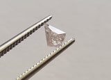 Light Pink Diamond Kite Cut Diamond 5.1x3.6mm Kite Flat Back Diamond Cabochon