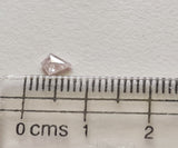 Light Pink Diamond Kite Cut Diamond 5.1x3.6mm Kite Flat Back Diamond Cabochon