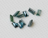 Blue Baguette Diamond, Rare 1.5x2.8mm-1.5x3mm Baguette Cut Diamond (1Pc-2Pcs)