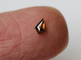 Cognac Diamond Kite 4.5x2.7mm Brown Kite Flat Back Diamond Cabochon For Ring