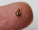 Cognac Diamond Kite 4.5x2.7mm Brown Kite Flat Back Diamond Cabochon For Ring