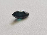 Blue Diamond Marquise Cut, 6x3.1mm Sparkling Blue Faceted Diamond For Ring